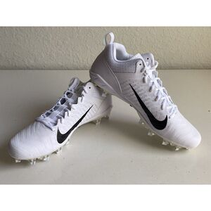 Nike Alpha Menace Pro 2 Low White Football Cleats CV6477-100 Men’s Sz 14